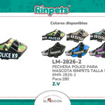 PECHERA POLICE PARA MASCOTA RINPETS TALLA S BMR-2826-2