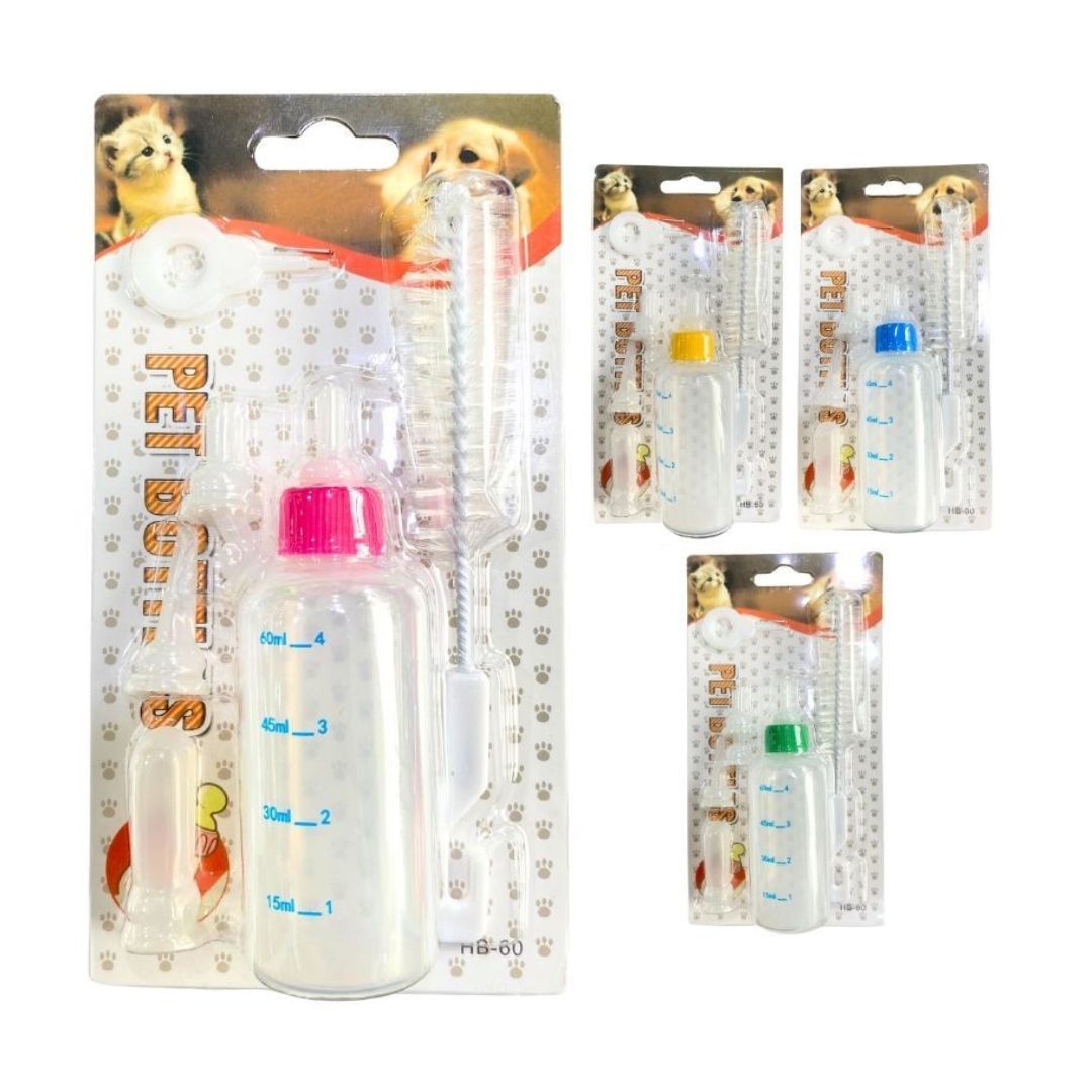 SET TETERO+CEPILLO PARA MASCOTAS BMR-3311