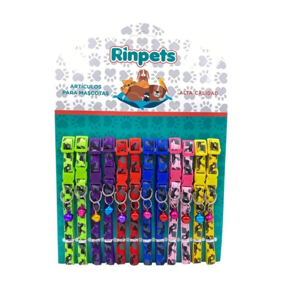 CARTON COLLAR PARA MASCOTAS*12 RINPETS 1.0CM BMR-3322