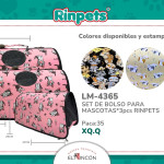 SET DE BOLSO PARA MASCOTAS*3PCS RINPETS BMR-4365