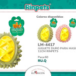 JUGUETE DURO PARA MASCOTAS 11CM RINPETS BMR-4417