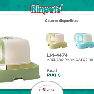 ARENERO PARA GATOS RINPETS BMR-4474