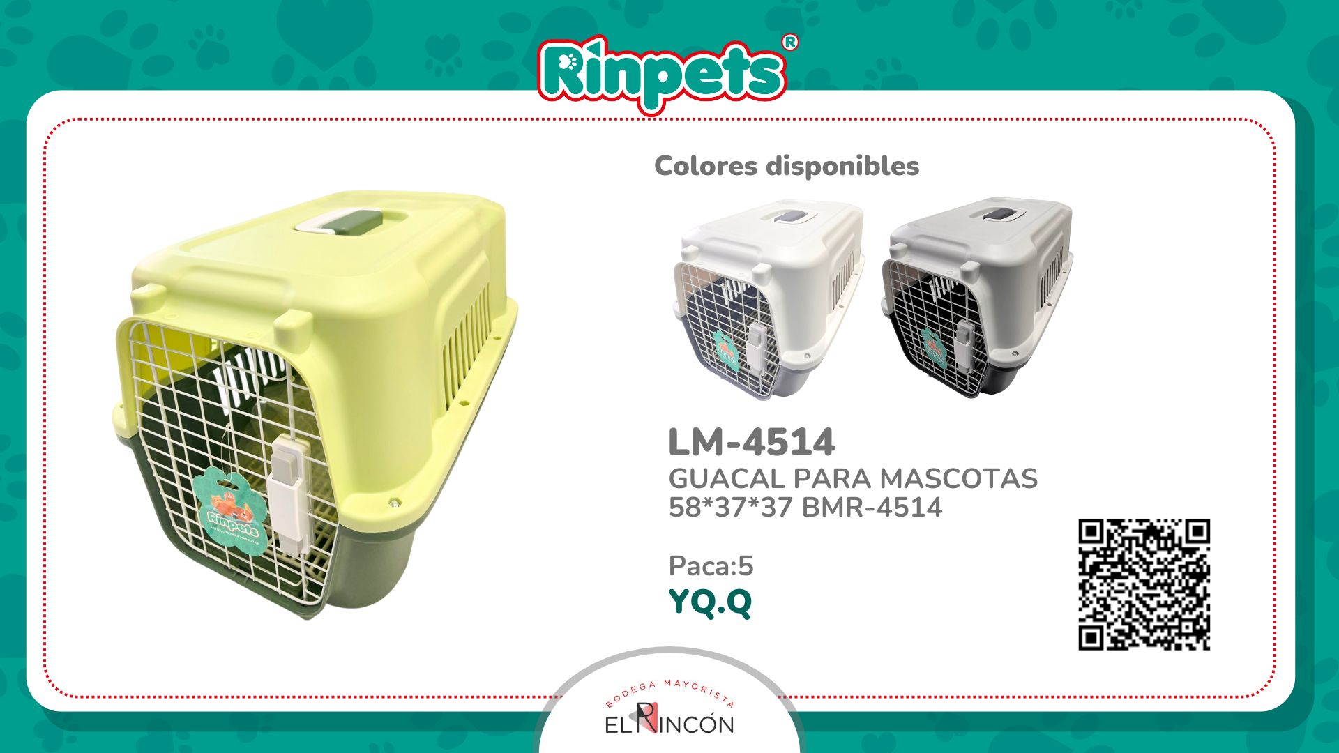 GUACAL PARA MASCOTAS 58*37*37 BMR-4514