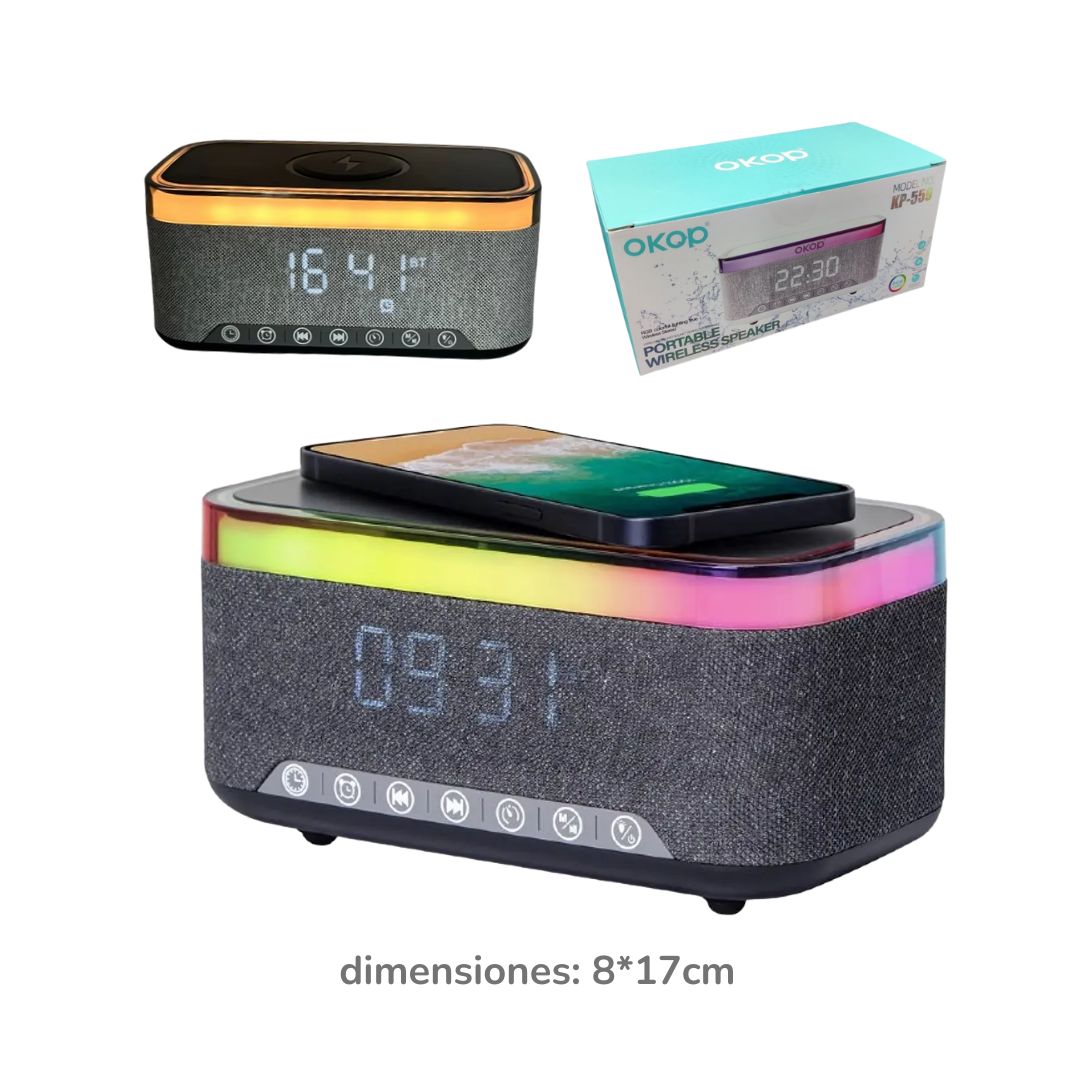 PARLANTE CON CARGA PARA IPHONE BMR-6434/KP-559