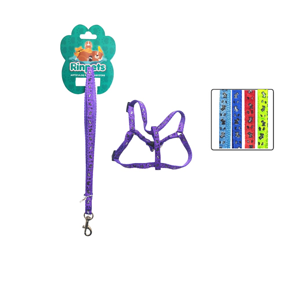LASO COLLAR MASCOTA ESTAMPADO PERRO BMR-5168 (PQTX12)