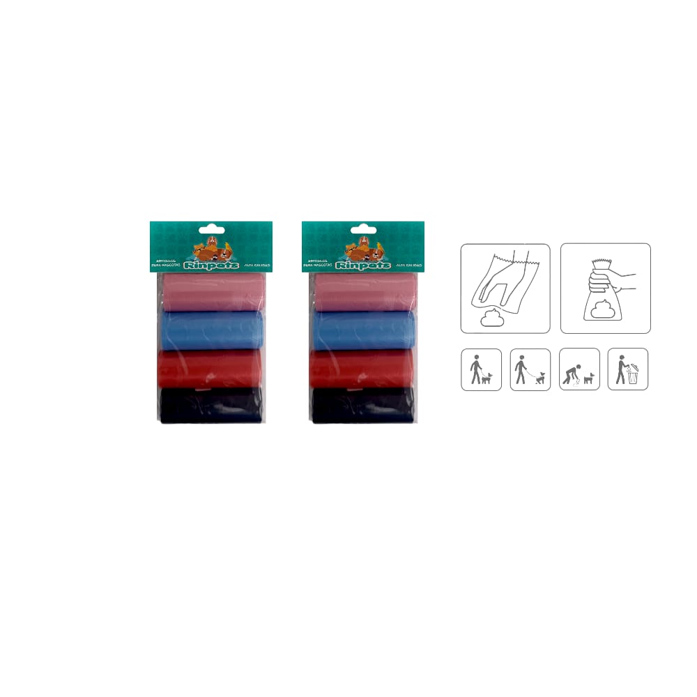 BOLSA HIGIENICA MASCOTA X4 PCS BMR-5364 (PQTX12)