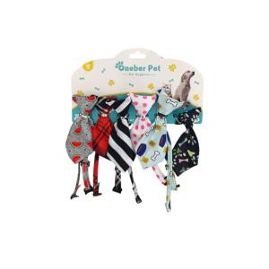 CORBATÍN PARA MASCOTA ESTAMPADO DK-4333 (CRTNX6)