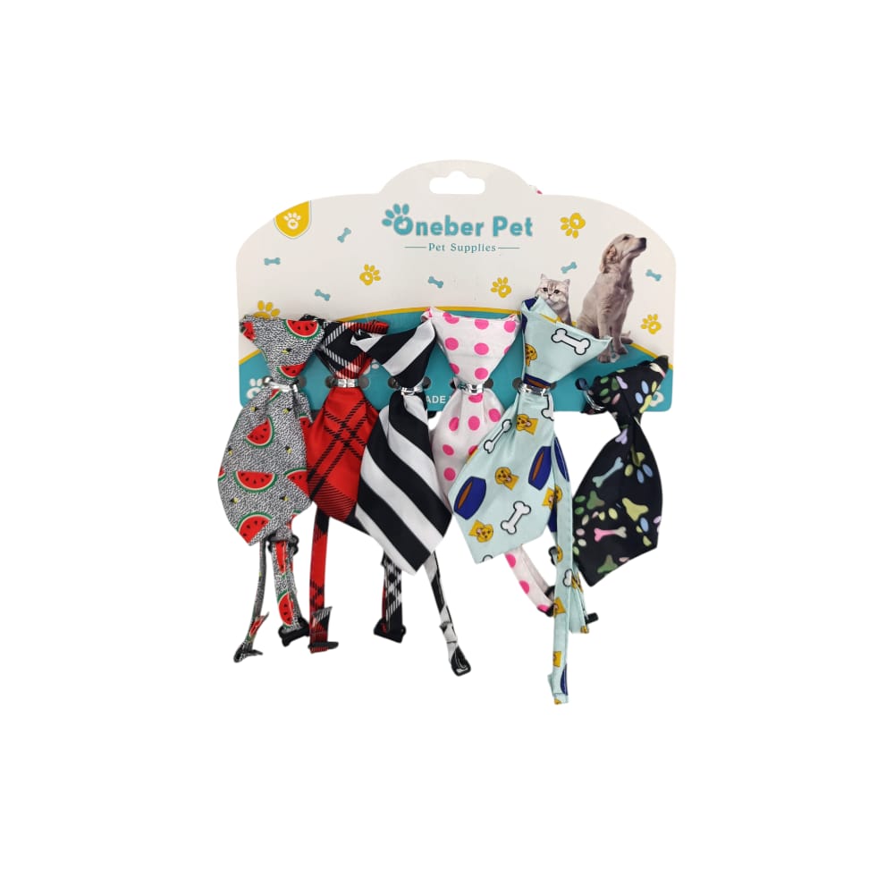 CORBATÍN PARA MASCOTA ESTAMPADO DK-4333 (CRTNX6)