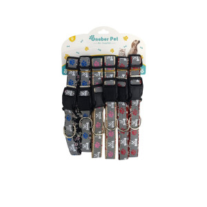 COLLAR PARA MASCOTA ESTAMPADO GD DK-4334 (CRTNX6)