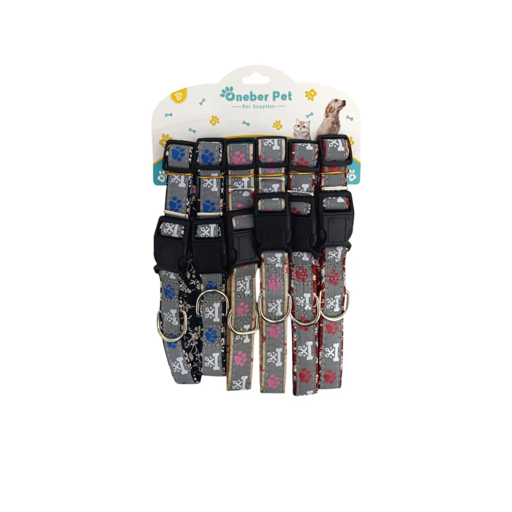 COLLAR PARA MASCOTA ESTAMPADO GD DK-4334 (CRTNX6)