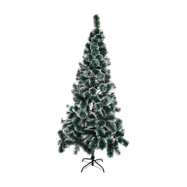 ARBOL NAVIDEÑO ERIZO PUNTAS BLANCAS 210CM 300T
