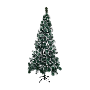 ARBOL NAVIDEÑO ERIZO PUNTAS BLANCAS 210CM 300T