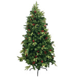 ARBOL NAVIDEÑO CON ADORNOS 210CM 1150T