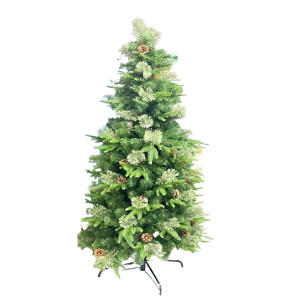 ARBOL NAVIDEÑO CON ADORNOS 180CM 600T