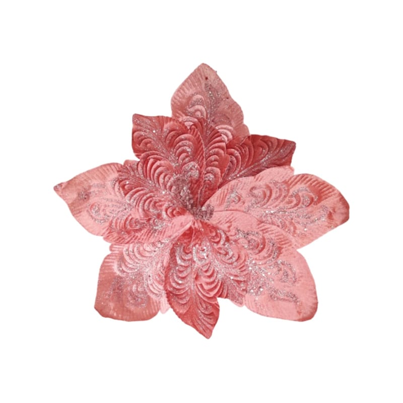 FLOR NAVIDEÑA PALO DE ROSA(BDJAX48)