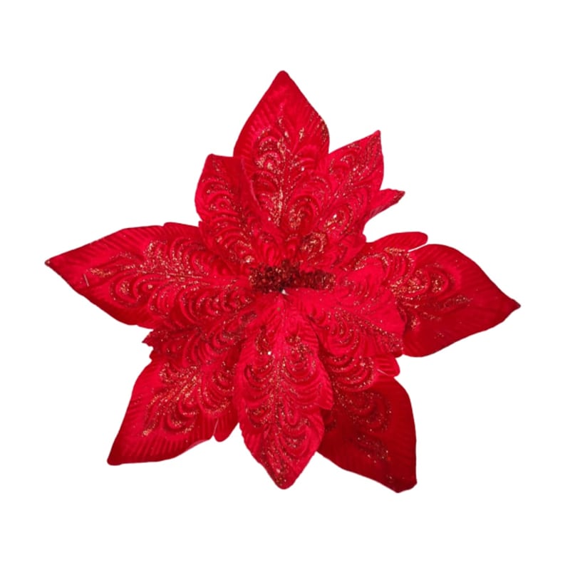 FLOR NAVIDEÑA ROJA(BDJAX48)