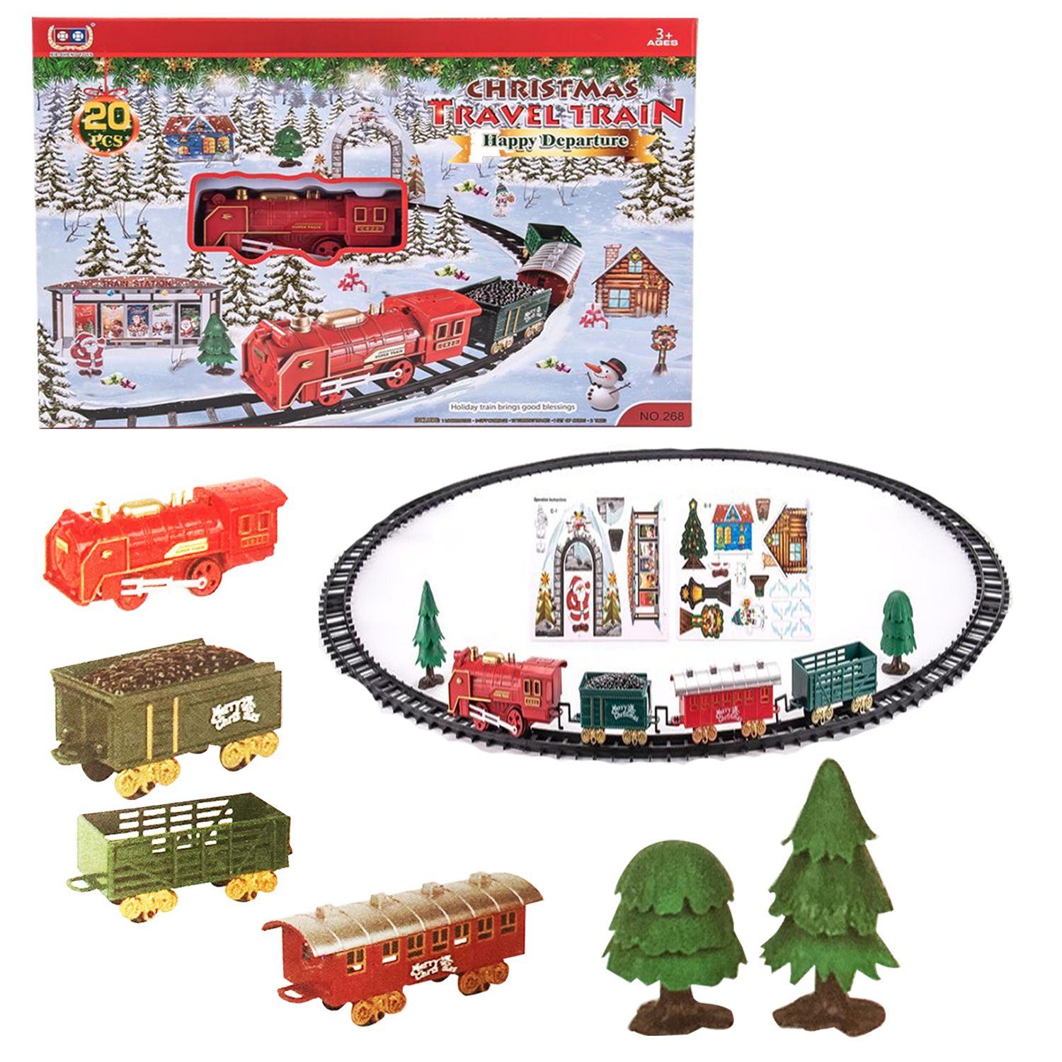 TREN CON PISTA NAVIDEÑO