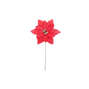 FLOR NAVIDEÑA ROJA 16CM (PQTX24)