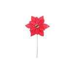 FLOR NAVIDEÑA ROJA (PQTX24) (15X15CM)