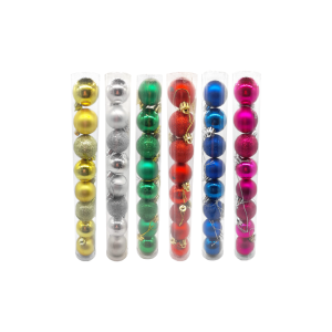 BOLA NAVIDEÑA SURTIDA 4CM X8