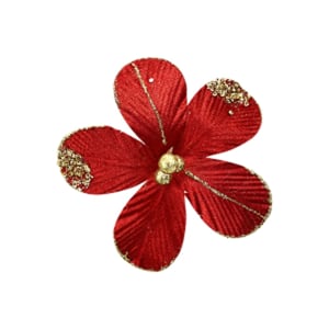 FLOR NAVIDEÑA ROJA 13CM