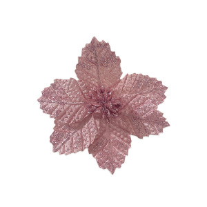 FLOR NAVIDEÑA ROSADA 15CM (BJX120)