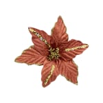 FLOR NAVIDEÑA PALO ROSA 23CM