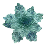 FLOR NAVIDEÑA VERDE MENTA 28CM(BDJ X192)