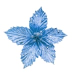 FLOR NAVIDEÑA AZUL 28CM(BDJ