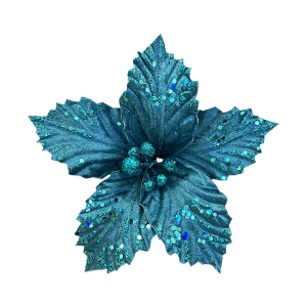 FLOR NAVIDEÑA VERDE MENTA(BDJX240)