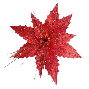 FLOR NAVIDEÑA ROJA 42CM (BJX60)