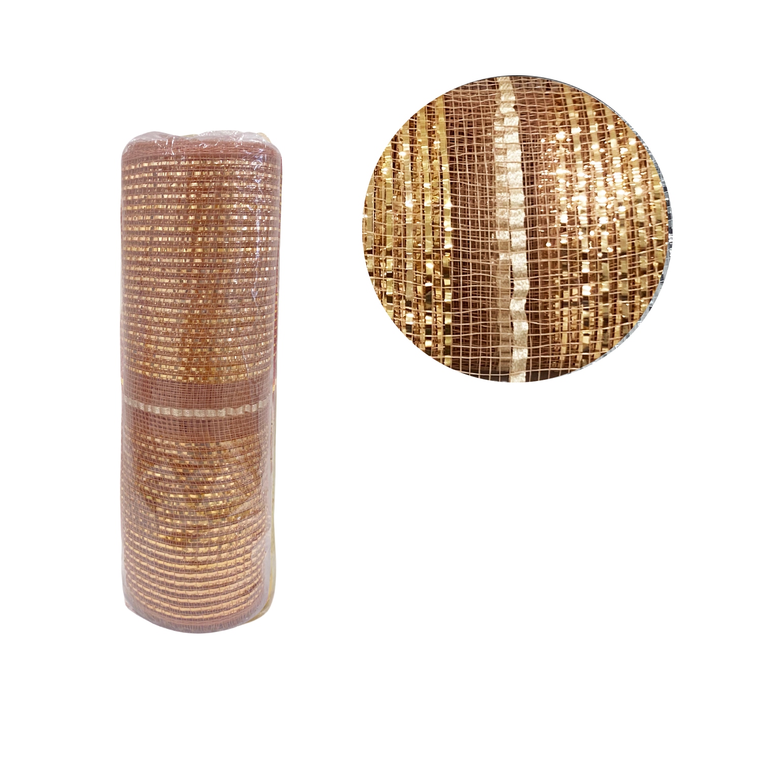 MALLA NAVIDEÑA ESPEJO PALO DE ROSA 26*10Y