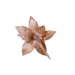FLOR NAVIDEÑA PALO ROSA 31CM (BJX100)
