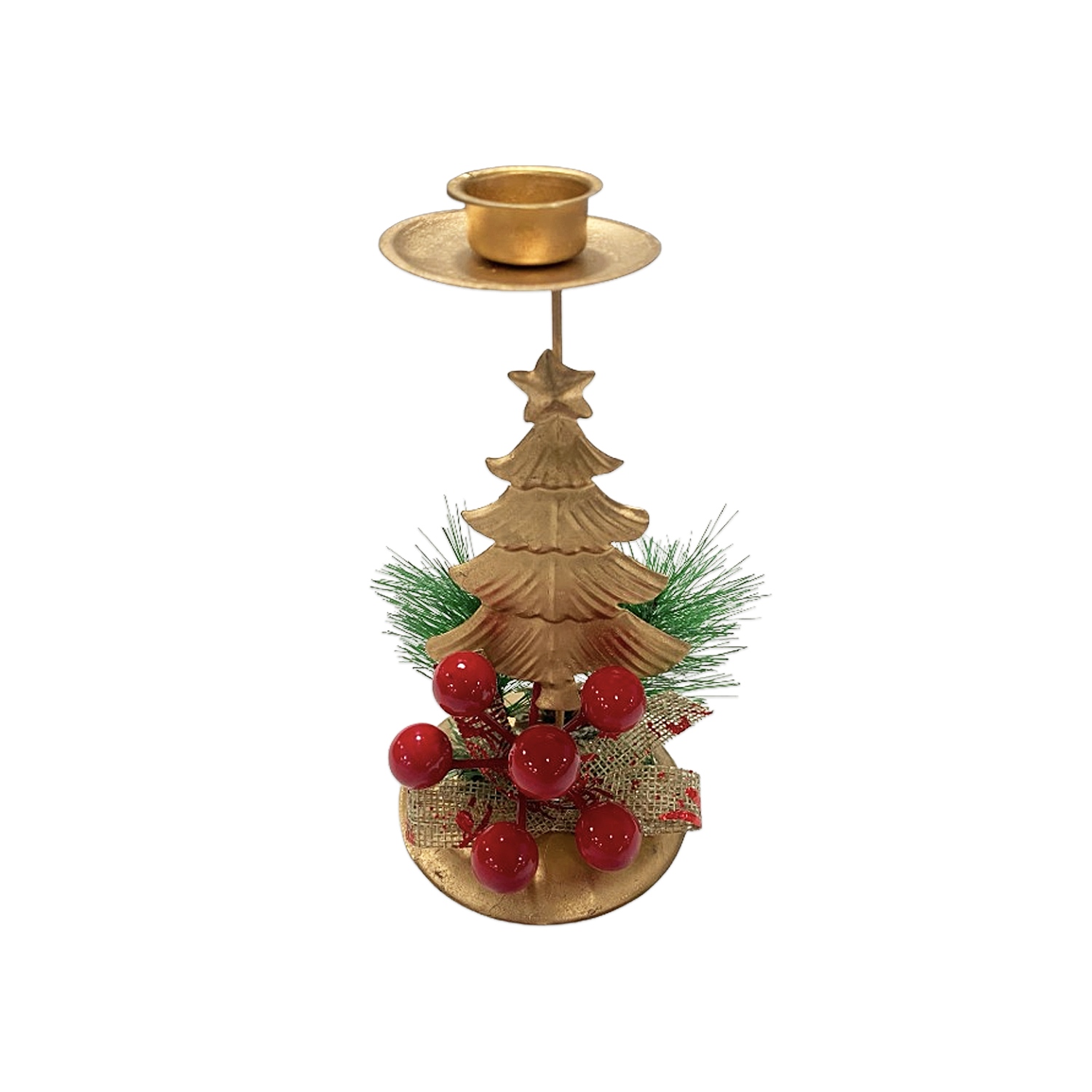 ADORNO CANDELABRO NAVIDEÑO