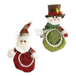 ADORNO MUÑECO NAVIDEÑO RELOJERO