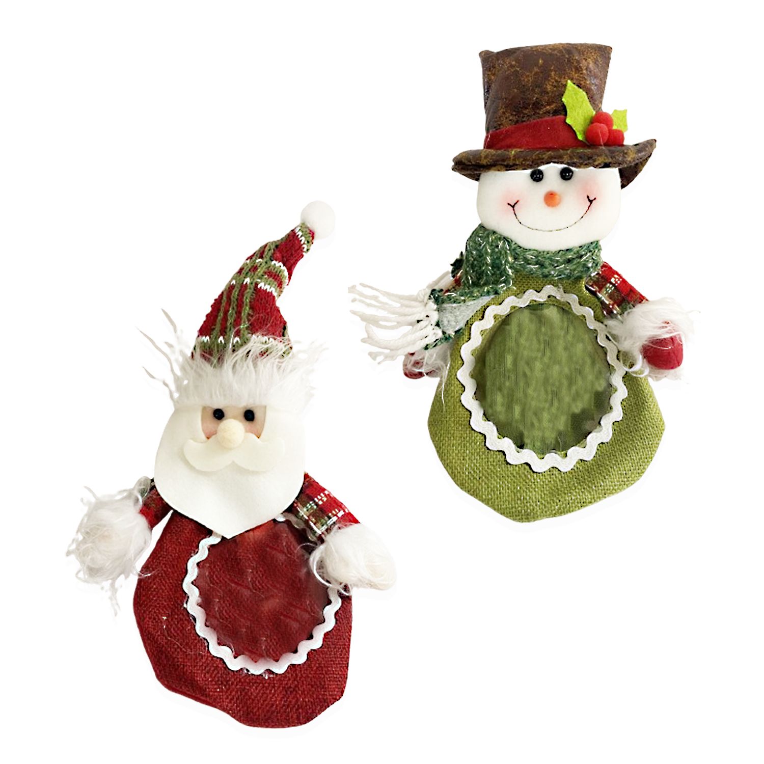 ADORNO MUÑECO NAVIDEÑO RELOJERO