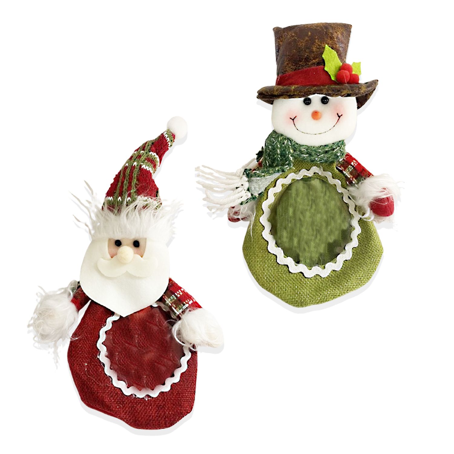ADORNO MUÑECO NAVIDEÑO RELOJERO