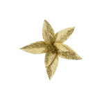 FLOR NAVIDEÑA DORADA 26CM (BJX100)