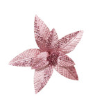 FLOR NAVIDEÑA ROSADA CLARA 26CM (BJX100)