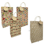 BOLSA DE REGALO ECOLOGICA GD CORAZONES (PQTX12):