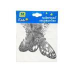 MARIPOSA DECORATIVA PLATEADA X12 (PQTX12)