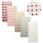 PAPEL COREANO ESTAMPADO CORAZONES SURTIDO X20