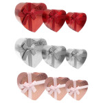 CAJA REGALO CORAZON X3