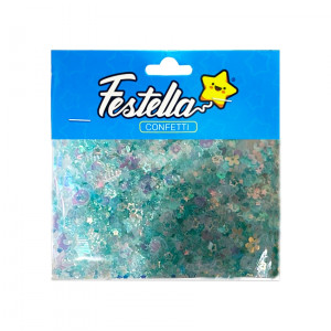 CONFETTI FLOR AZUL (PQTX24)