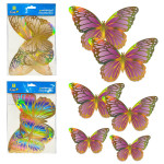 MARIPOSA DECORATIVA TORNASOL X6 (PQTX12)