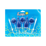 SET VELA AZUL FELIZ CUMPLEAÑOS X7 (CJX12)