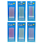 VELA SURTIDA ESCARCHADA X6