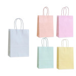 BOLSA DE REGALO COLOR PASTEL 13*21*8CM (PQTX12)