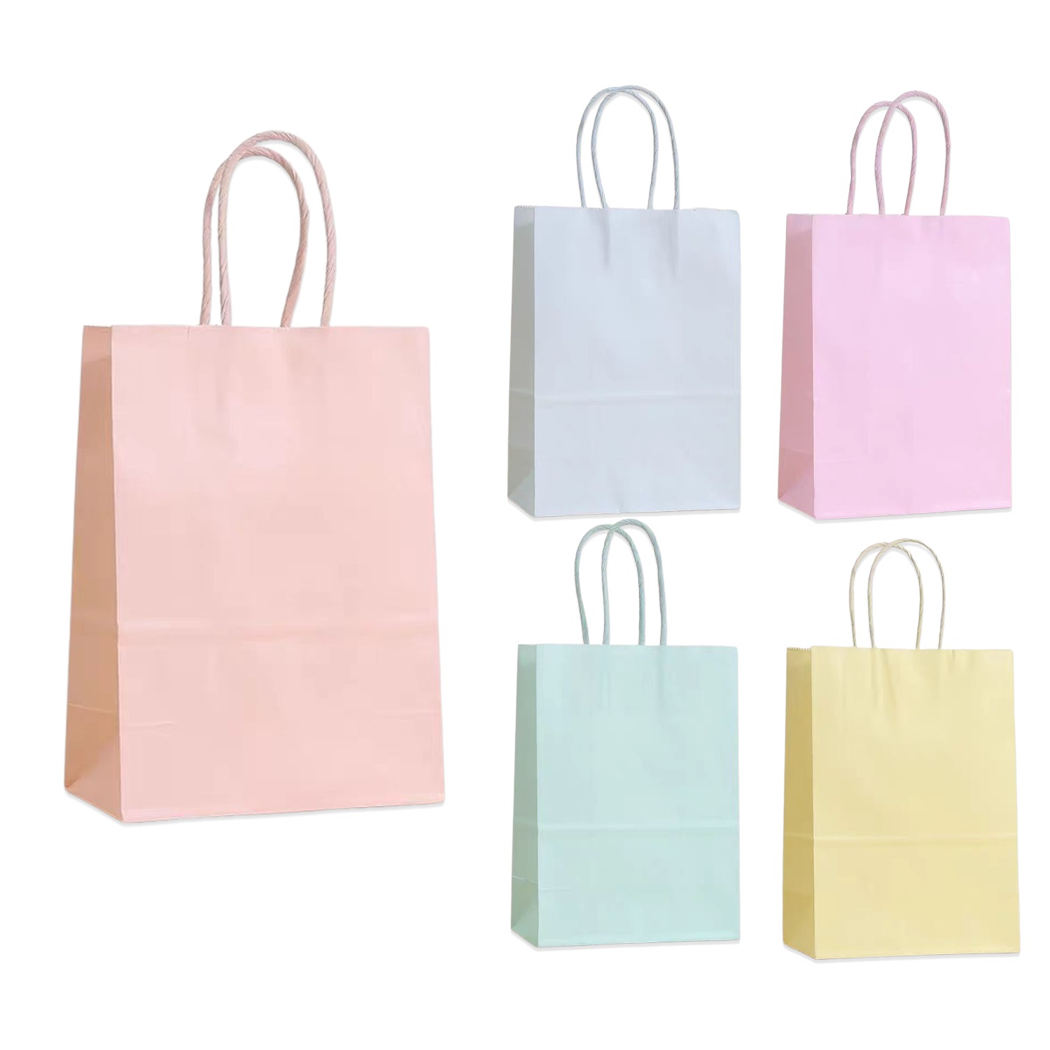 BOLSA DE REGALO COLOR PASTEL 22*27*11CM (PQTX12)