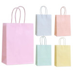 BOLSA DE REGALO COLOR PASTEL 31*42*11.5CM (PQTX12)